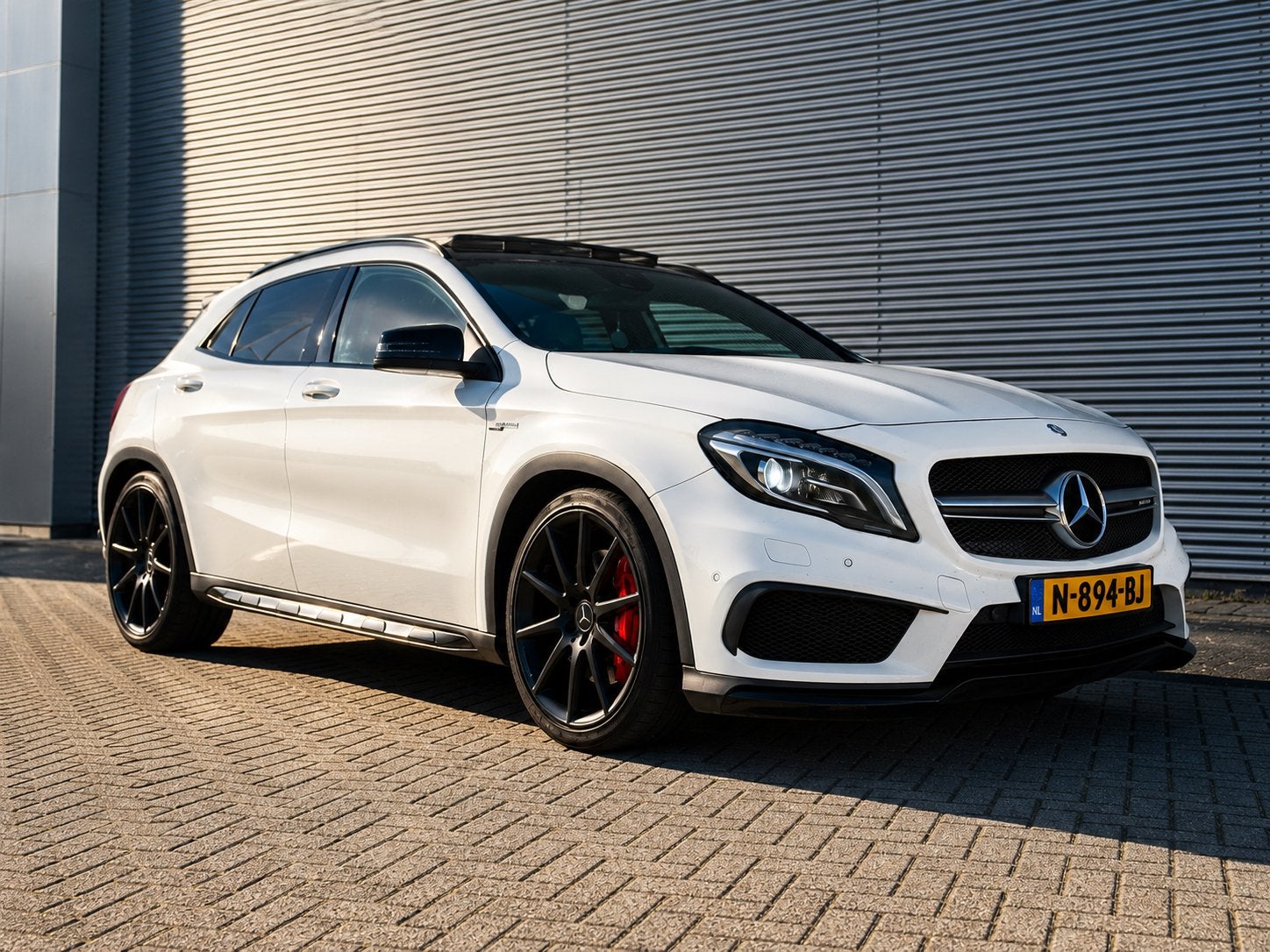 Mercedes-Benz GLA 45 AMG 361PK, Auto's, 4 cilinders, 360 pk, Wit, Vierwielaandrijving