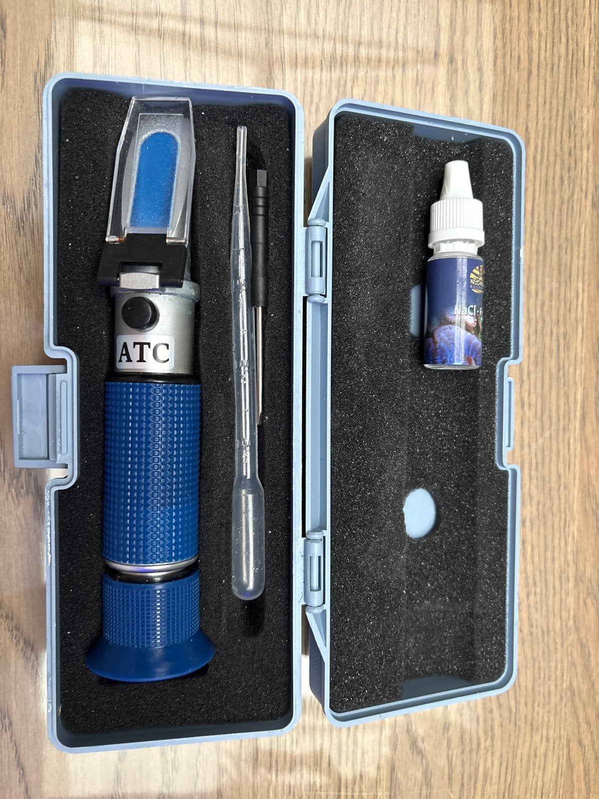 ATC Zout Refractometer voor Aquarium en Vijver, Doe-het-zelf en Verbouw, Ophalen of Verzenden, Zo goed als nieuw, Vocht of Vloeistof