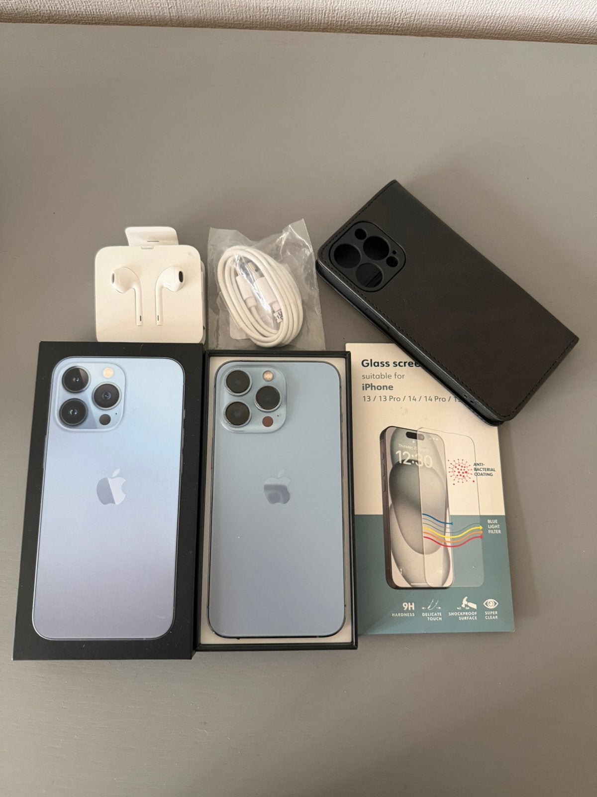 iPhone 13 Pro 256GB Sierra Blauw,complete set (1e eigenaar), Blauw, Zo goed als nieuw, IPhone 13 Pro, Ophalen