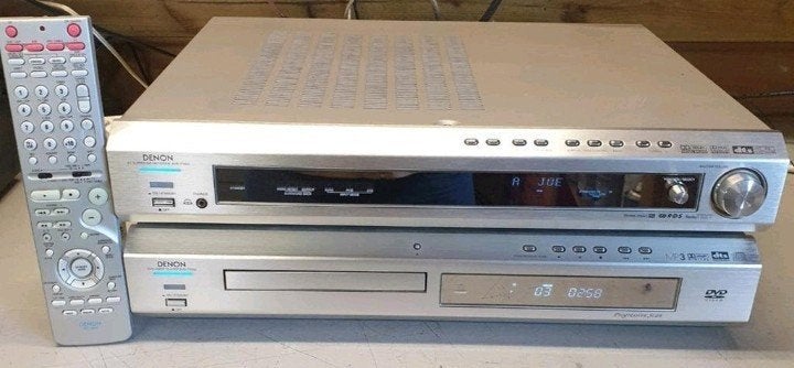 Denon set receiver avr-770sd + cd dvd speler dvd-770sd, Ophalen of Verzenden, Gebruikt, Denon