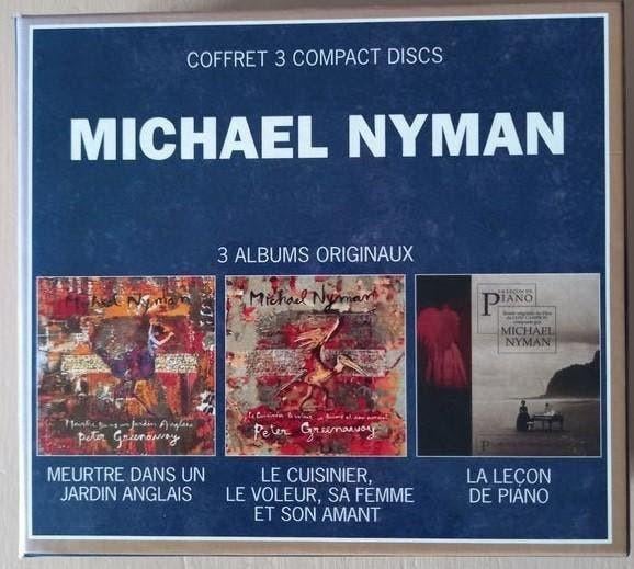 Michael Nyman - 3 albums soundtracks  o a Greenaway, Ophalen of Verzenden, Zo goed als nieuw