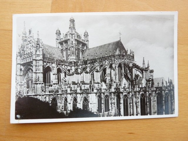 's Hertogenbosch Basiliek St Jan, Verzamelen, Ansichtkaarten | Nederland, Ophalen of Verzenden, 1940 tot 1960, Gelopen, Noord-Brabant