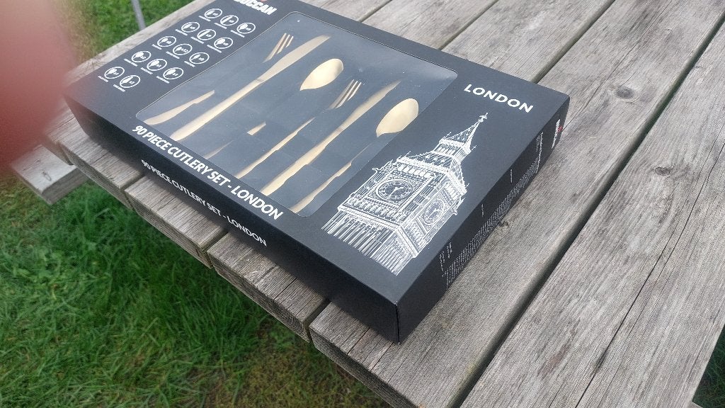 BUCCAN 90-delige bestekset - London, Overige materialen, Bestekset, Overige typen, Nieuw