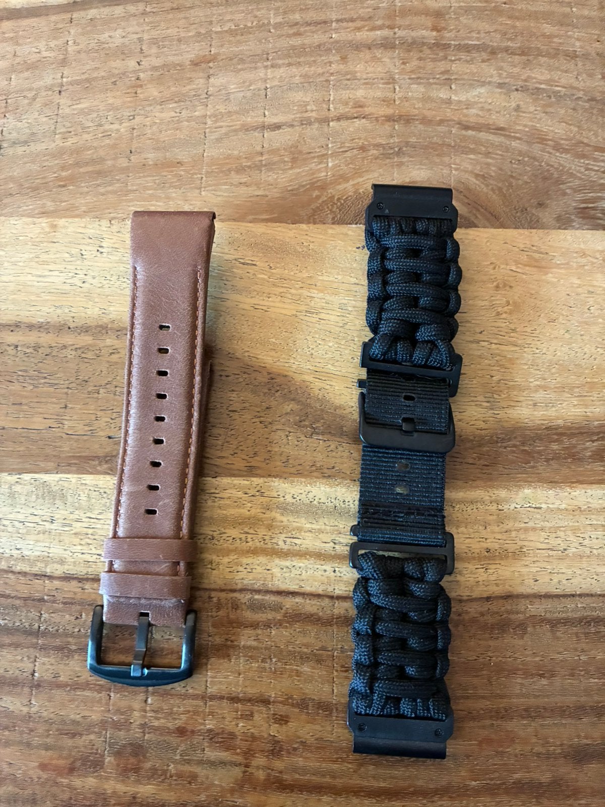 Horlogebandjes 26 mm Quickfit, Ophalen of Verzenden, Zo goed als nieuw, Zwart, Android