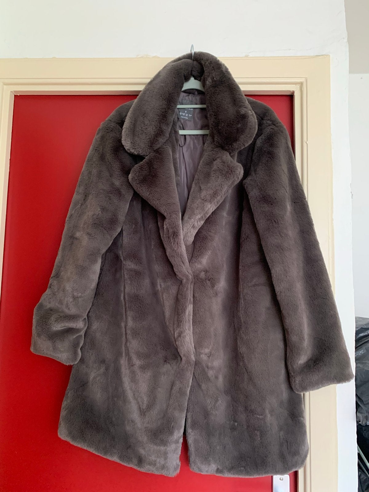 Primark faux fur jas maat S, Ophalen of Verzenden, Nieuw, Maat 36 (S), Grijs