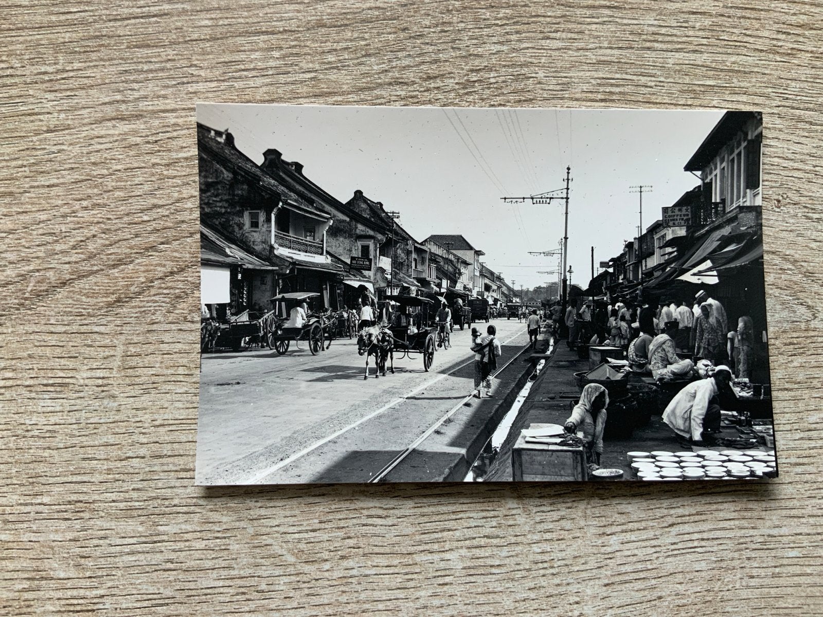 Historische Ansichtkaart Pasar Senen, Batavia (1930-1940), Ophalen of Verzenden, 1920 tot 1940, Ongelopen, Buiten Europa
