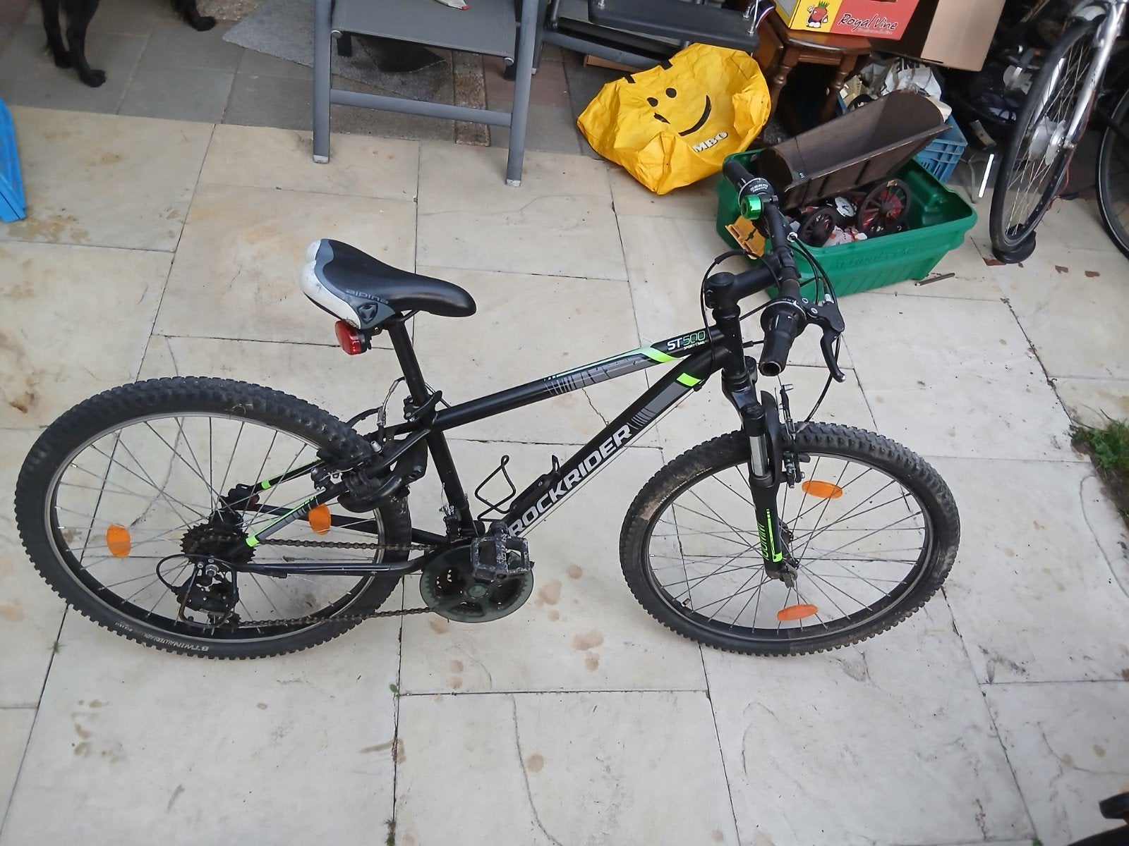 Foto 2 van kinderfiets Rockrider groen