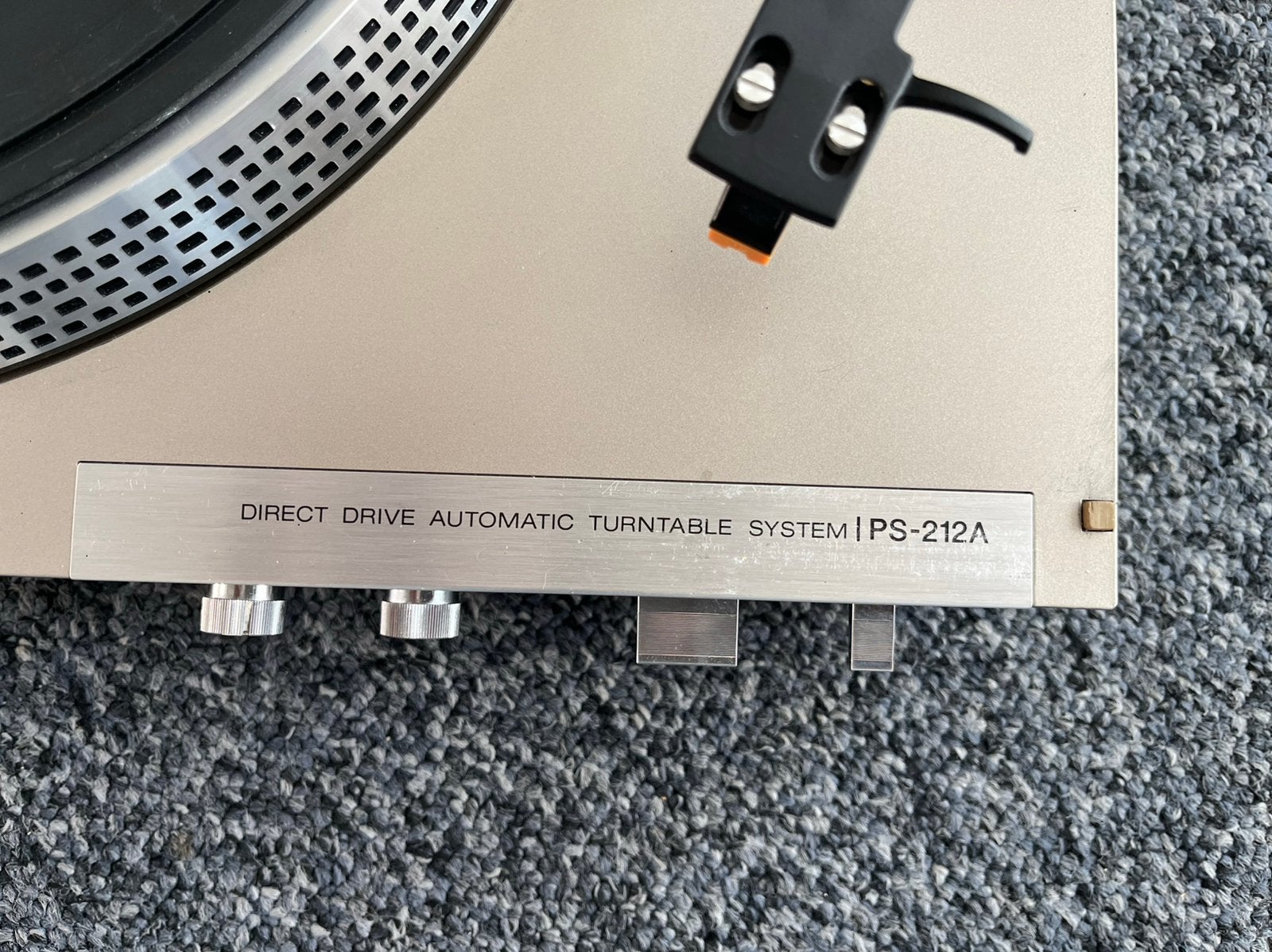 Sony PS 212A semi automatische draaitafel, Gebruikt, Automatisch, Ophalen of Verzenden, Platenspeler
