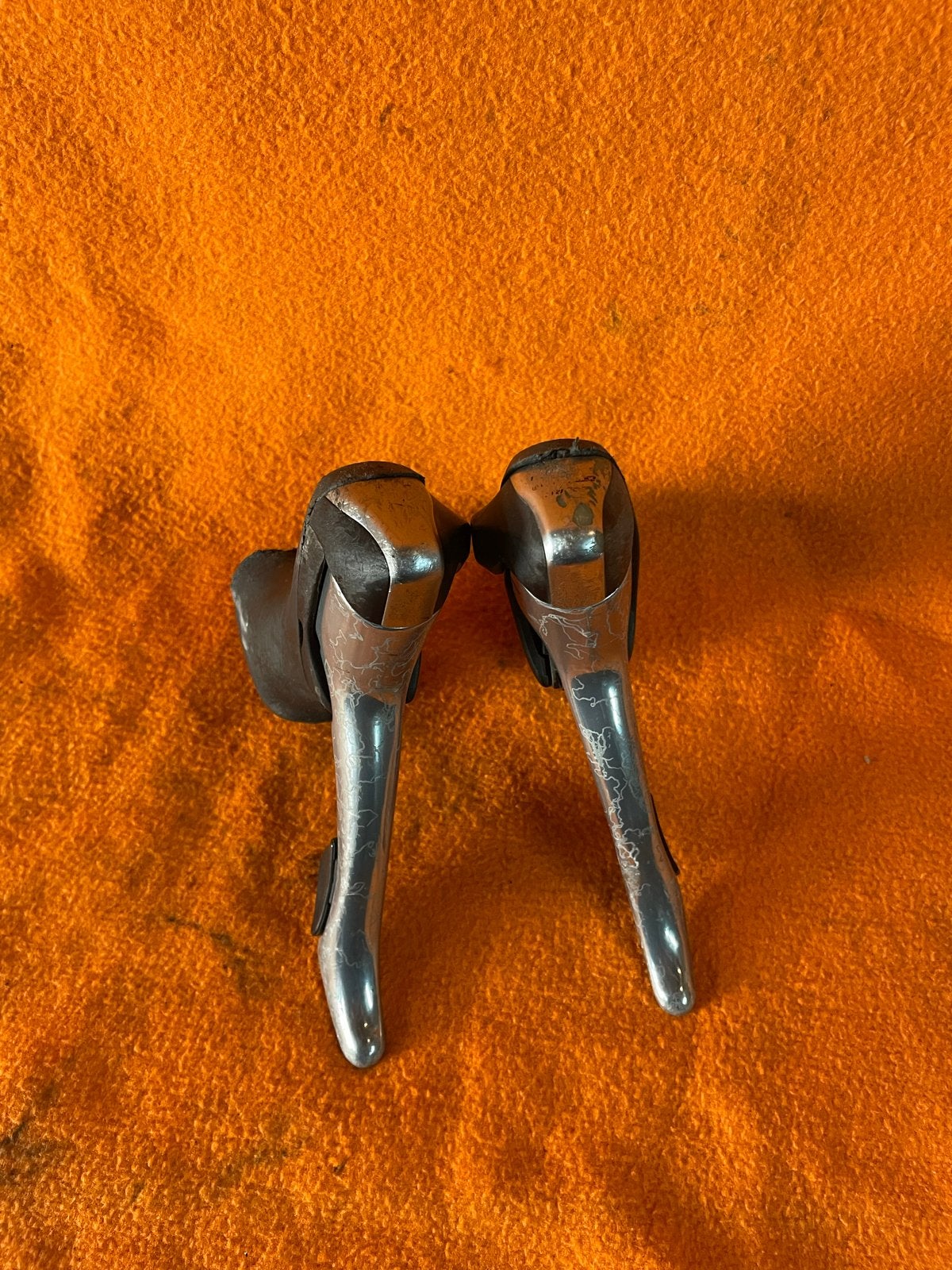 ShimanoST- 6603 Ultegra Shifters triple racefiets Gebruikt, Gebruikt, Verzenden, Overige typen, Aluminium
