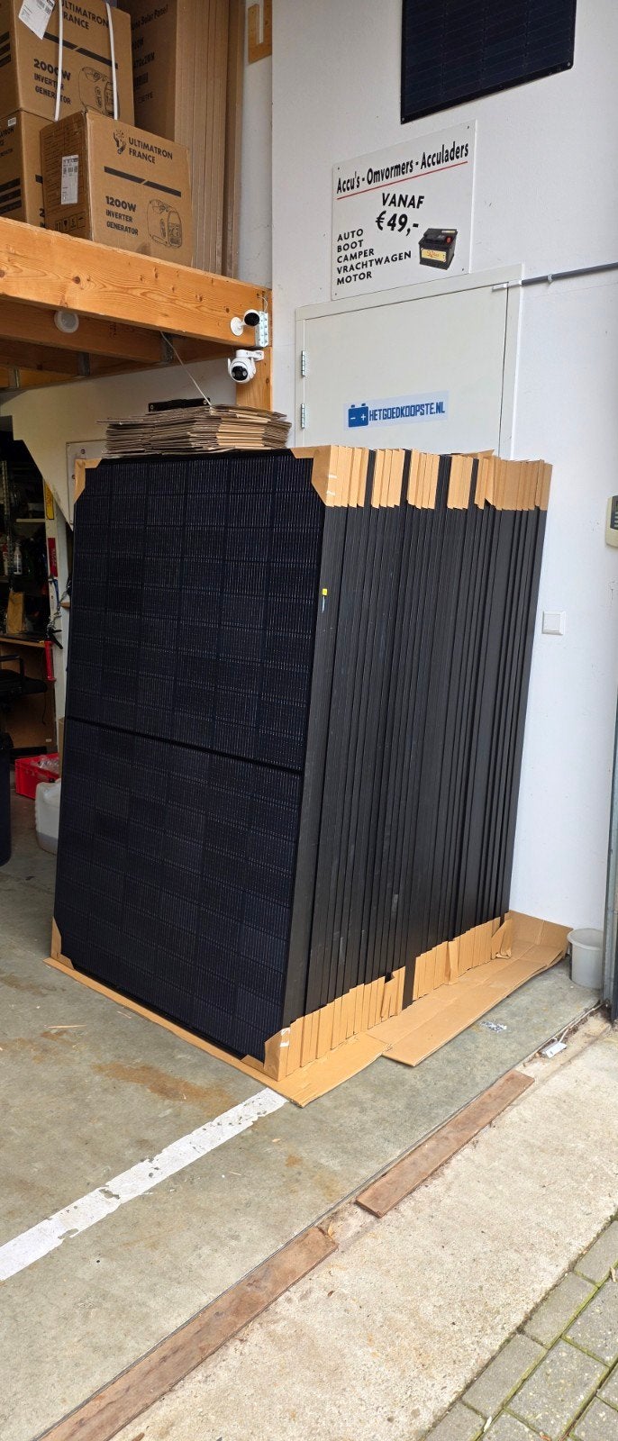 Zonnepaneel 435 watt voor 12 24 36 of 48 volt systeem, Ophalen, Solarfam, Info@solarfam.nl, Nieuwegein