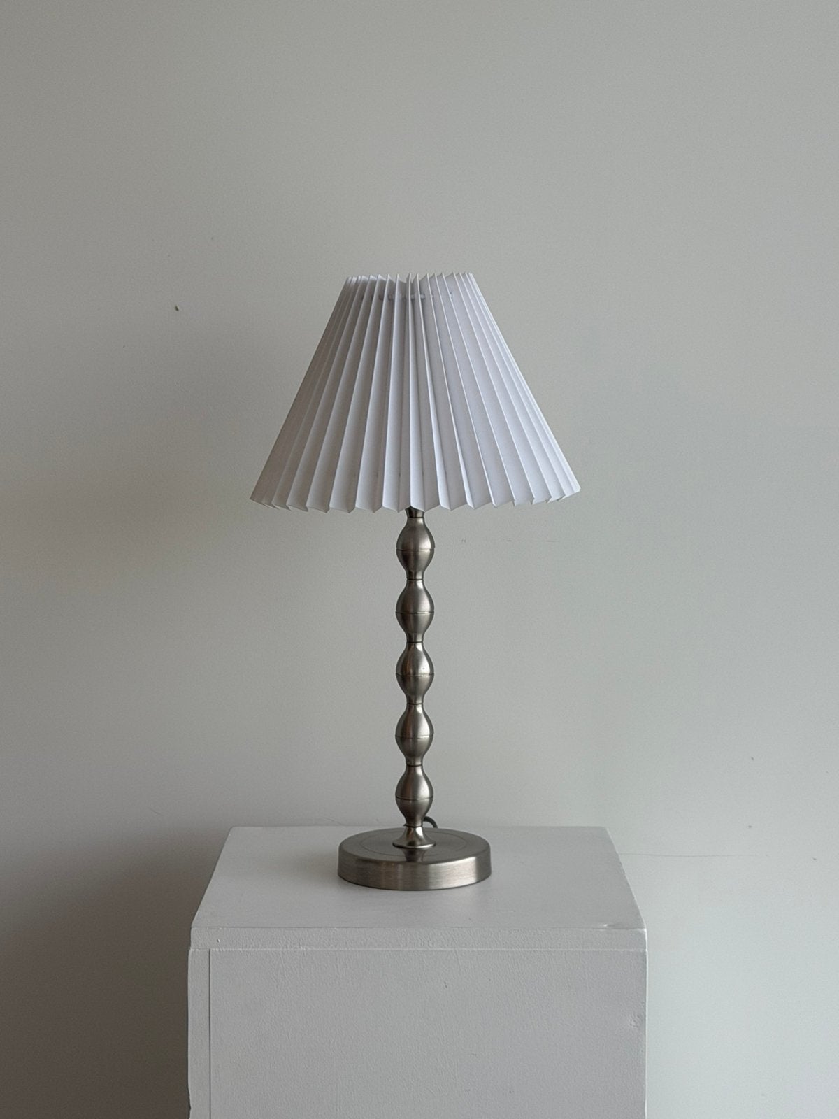 Vintage IKEA Ekarp lampen voet poot chroom tafellamp, Huis en Inrichting, Gebruikt, Vintage, Met schakelaar, Ophalen of Verzenden