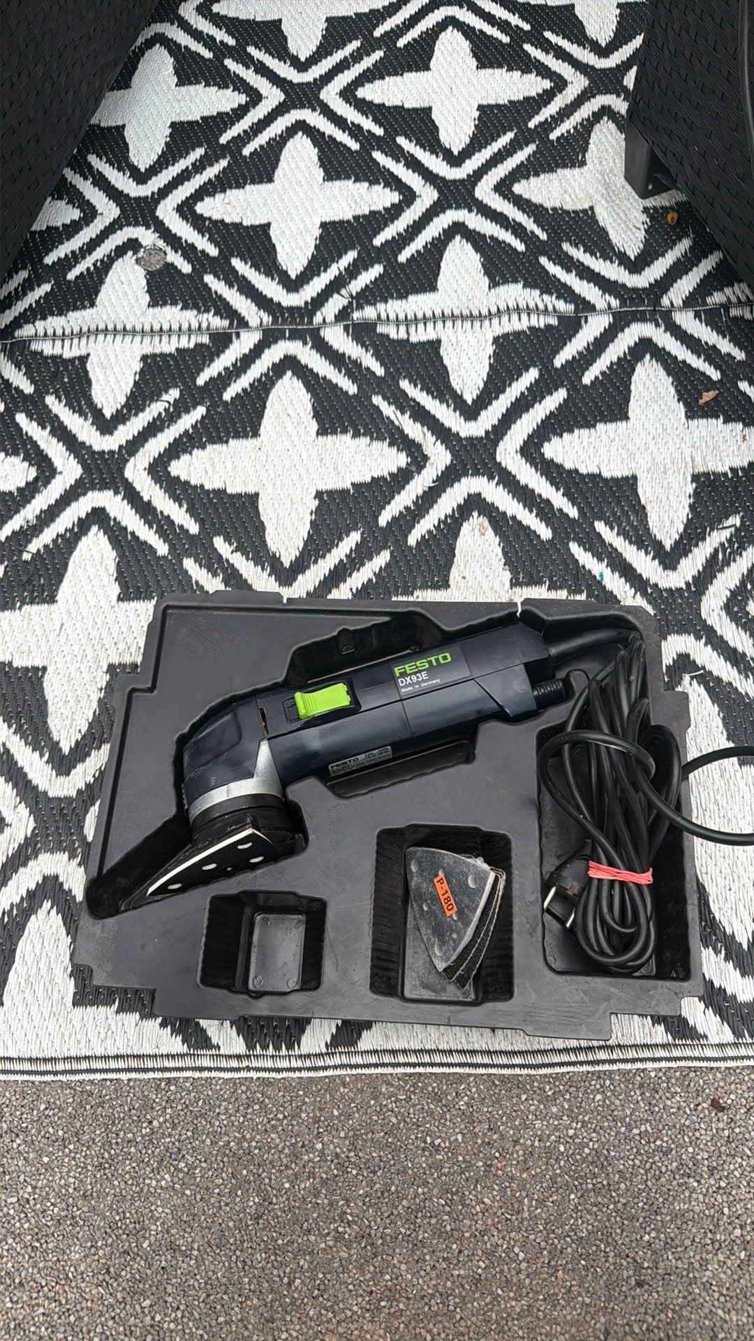 Festool Driehoekschuurmachine Deltex DX 93 E-Plus, Doe-het-zelf en Verbouw, Ophalen of Verzenden, Zo goed als nieuw, Minder dan 600 watt