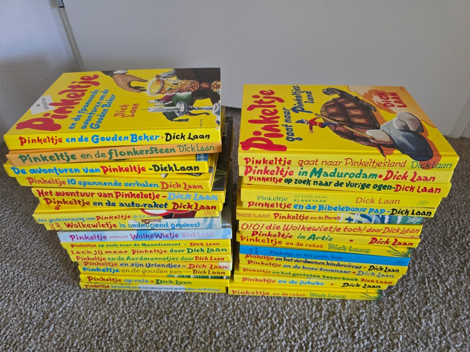 Grote collectie Pinkeltje boeken van Dick Laan, Ophalen, Gelezen, Dick Laan, Fictie algemeen
