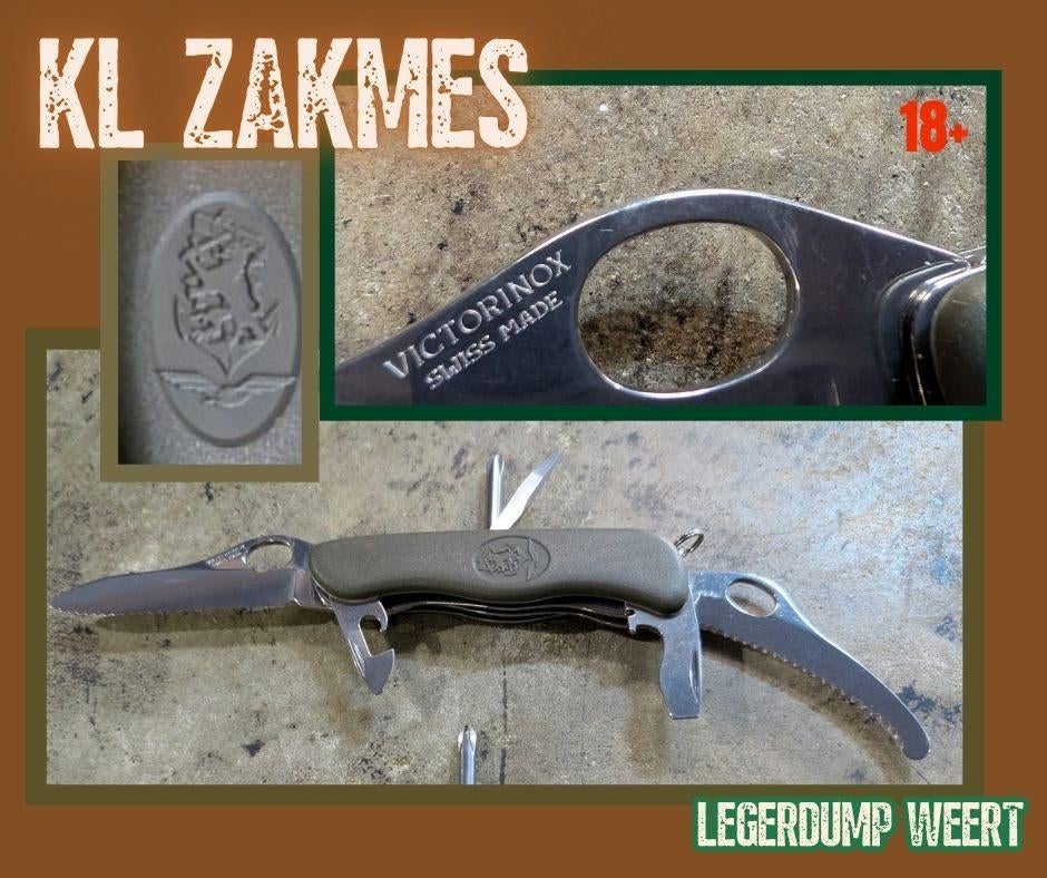 Kl Zakmes Victorinox, Ophalen of Verzenden, Landmacht, Nederland, Mes of Dolk