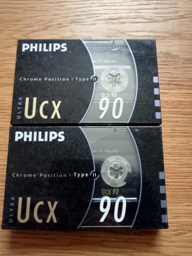 cassettes Philips UCX 90, Cd's en Dvd's, Cassettebandjes, 2 t/m 25 bandjes, Overige genres, Ophalen of Verzenden, Nieuw in verpakking