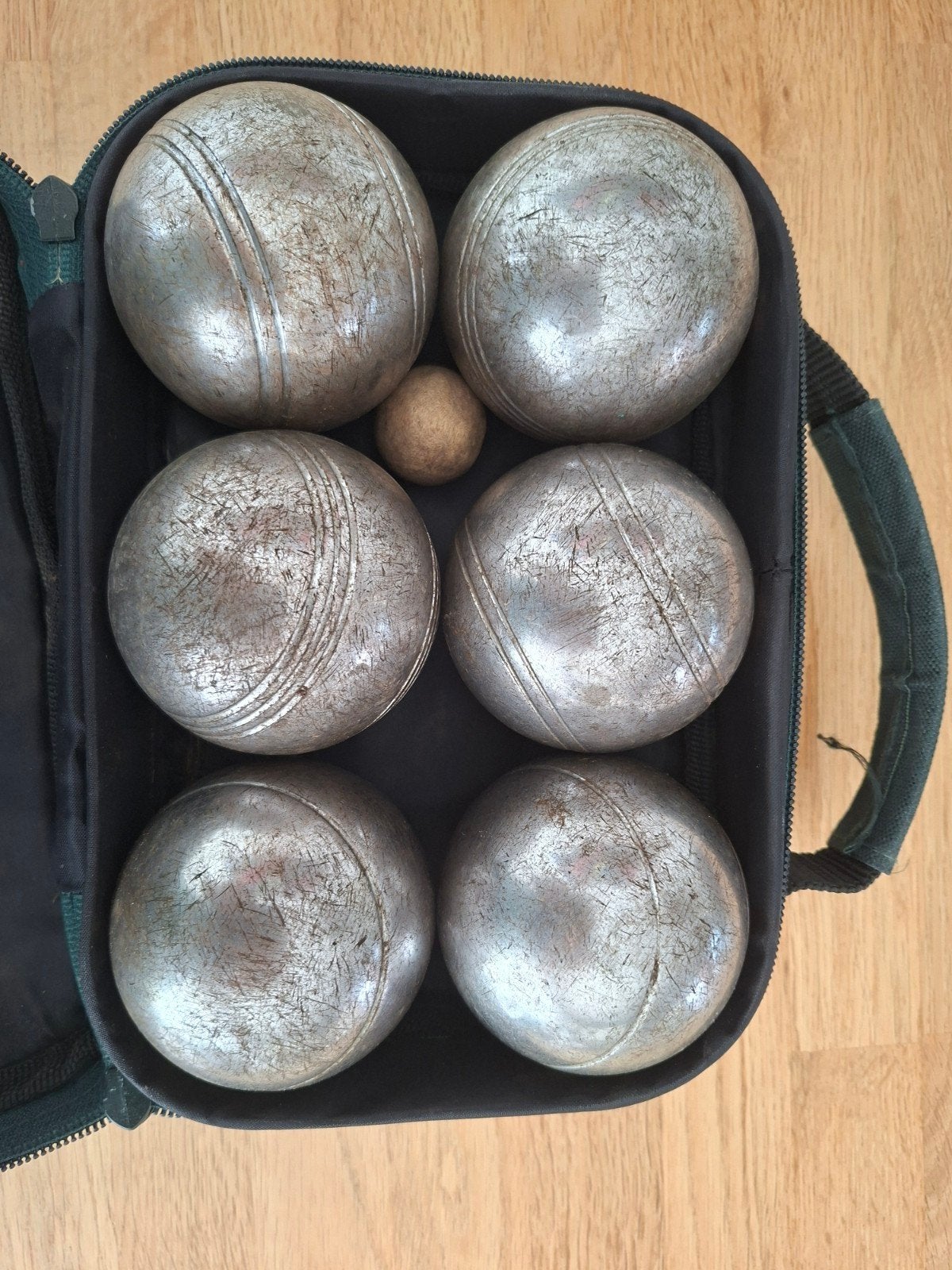 Jeu de Boules set in draagtas, Ophalen, Gebruikt