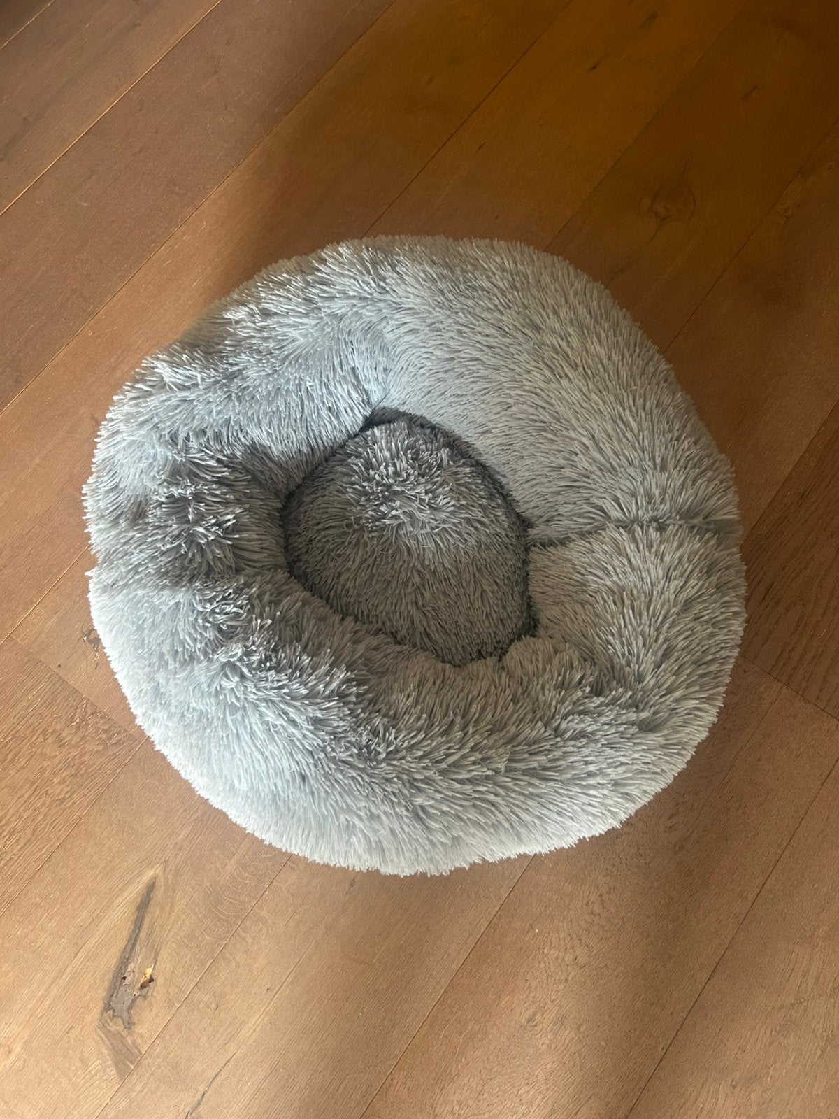 Fluffy kattenmand, grijs, Ophalen, Nieuw, Pluche