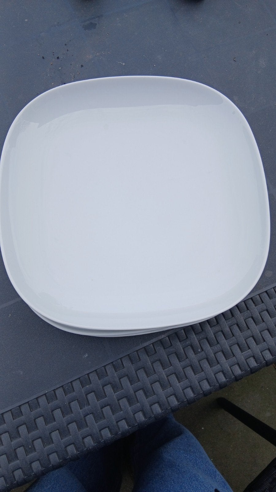 IKEA FÄRGRIK Borden - Set van 6 - Wit, IKEA, Ophalen of Verzenden, Zo goed als nieuw, Bord(en)