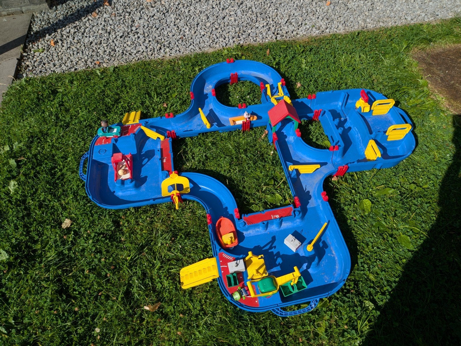 Aquaplay waterbaan met bootjes, Ophalen, Gebruikt