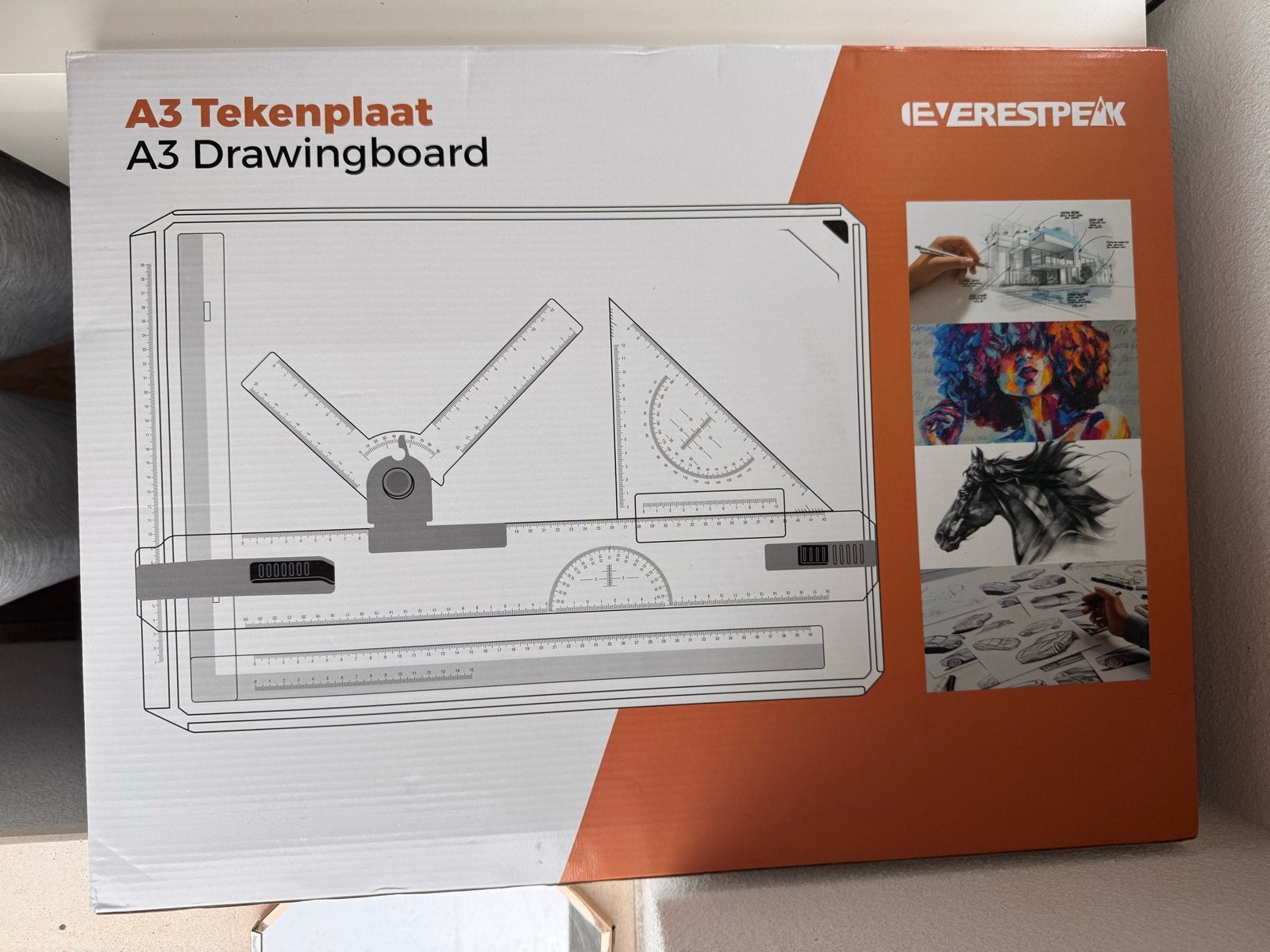 EverestPeak A3 Tekenplaat Tekenbord Drawingboard, Ophalen of Verzenden, Nieuw, Minder dan 130 cm