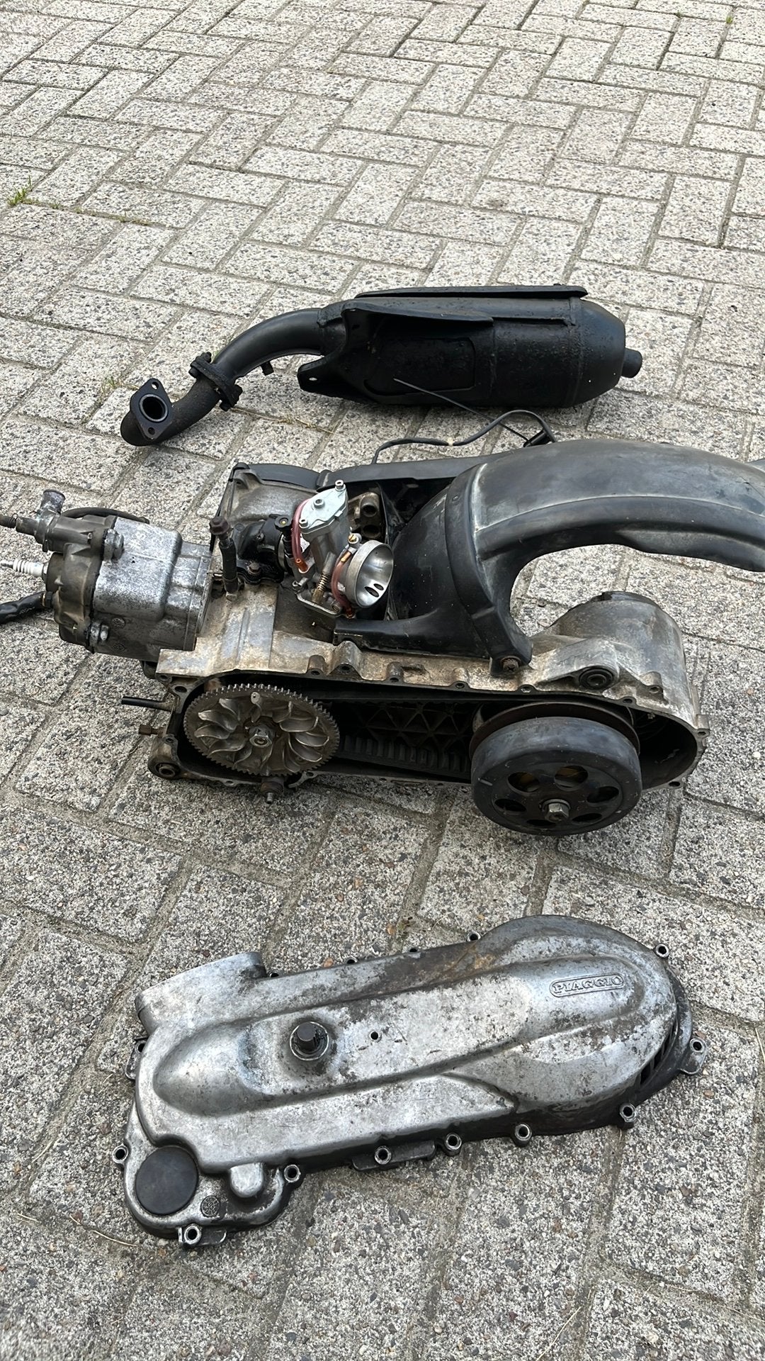 180cc piaggio hexagon blok, Ophalen of Verzenden, Zo goed als nieuw, Blok