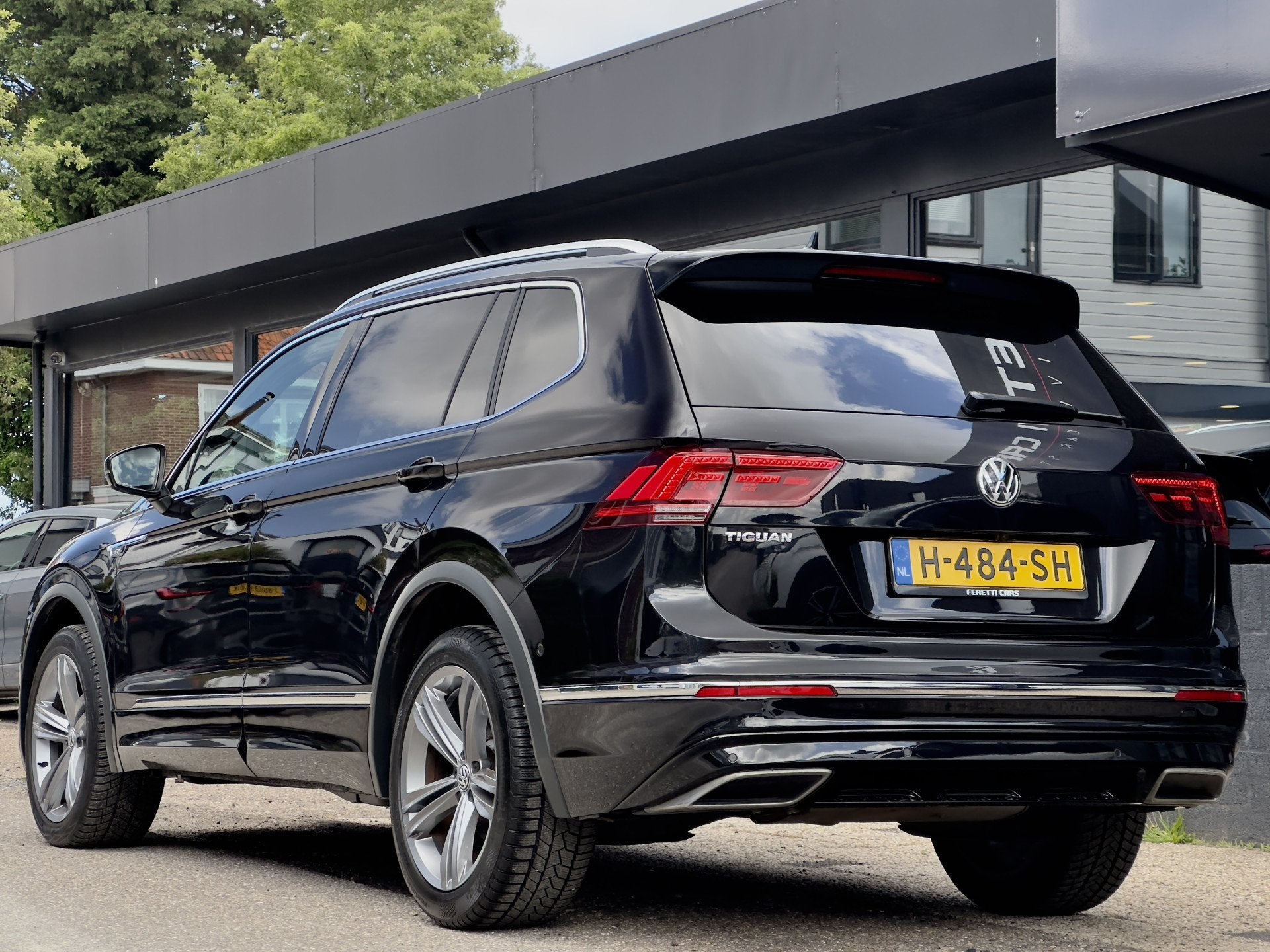 Volkswagen Tiguan Allspace 1.5 TSI AUT7 R-LINE HIGHLINE NAVI, Euro 6, 150 pk, Alcantara, Zwart