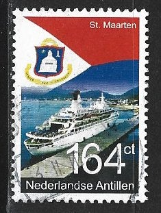 Nl-Antillen-26, Postzegels en Munten, Ophalen of Verzenden, Gestempeld