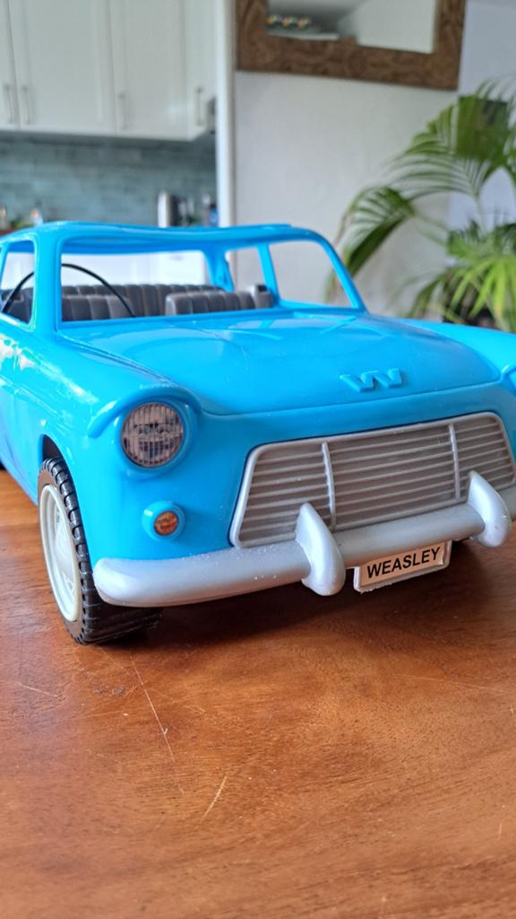 Vintage Harry Potter Weasley's Flying car, Verzamelen, Harry Potter, Ophalen of Verzenden, Gebruikt, Actiefiguurtje
