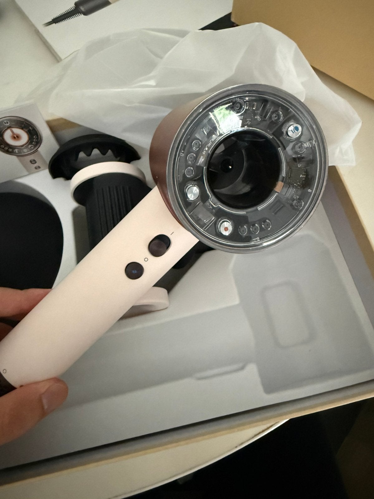 Professionele High Speed Föhn met 5 Opzetstukken | Nieuw, Ophalen of Verzenden, Nieuw, Haarverzorging