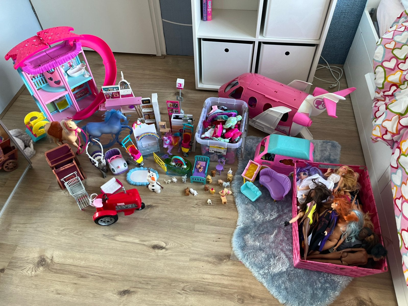 Set barbiespullen, Ophalen, Zo goed als nieuw