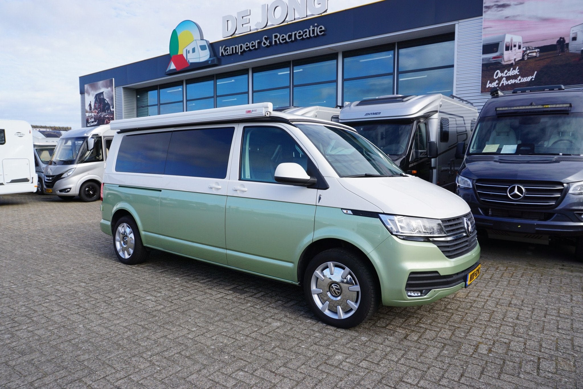 Volkswagen Transporter Woodpecker T6.1 (bj 2021), Caravans en Kamperen, Campers, Buscamper of Camperbus, Volkswagen, Bedrijf, 4 tot 5 meter