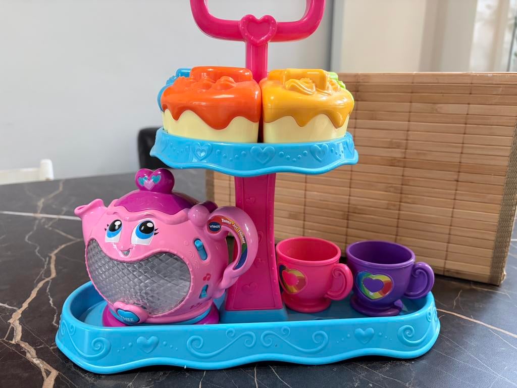 Theepot etagere, Ophalen of Verzenden, Gebruikt, 2 tot 4 jaar