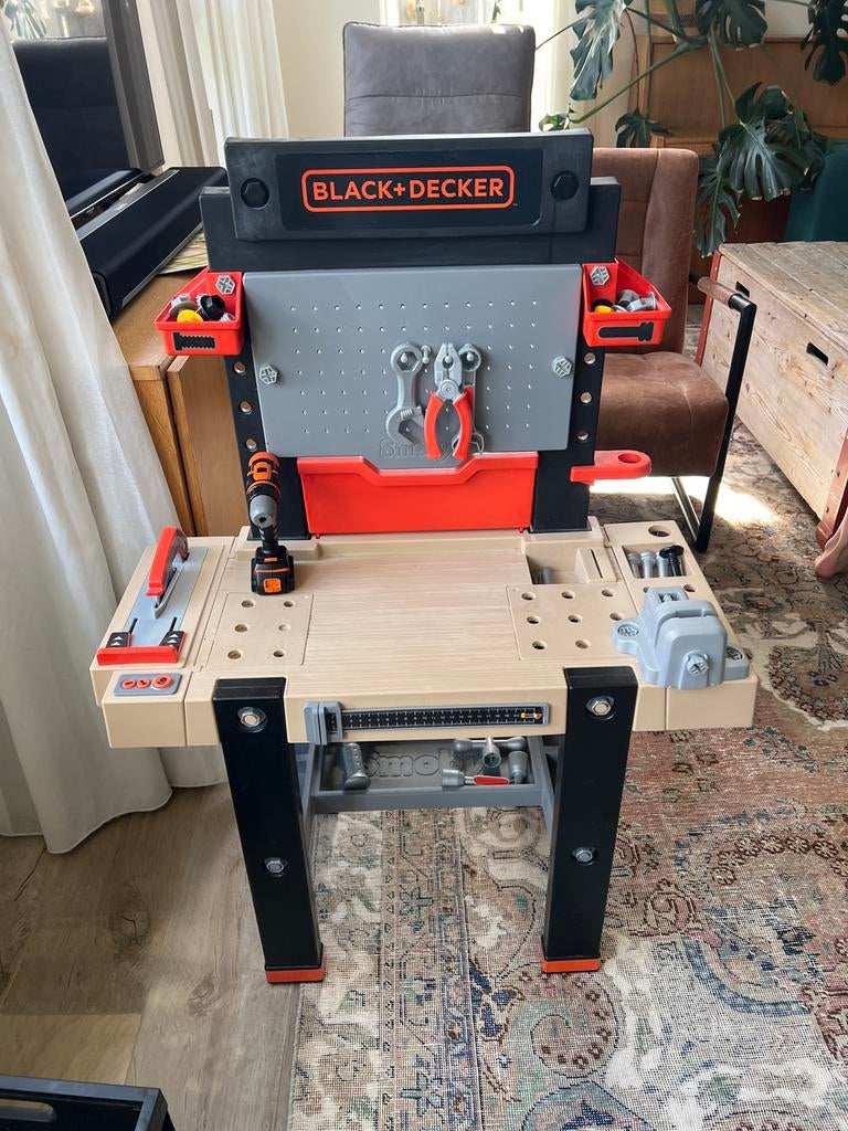 Black+Decker Werkbank voor Kinderen met Gereedschap, Kinderen en Baby's, Speelgoed | Speeltafels, Ophalen, Gebruikt