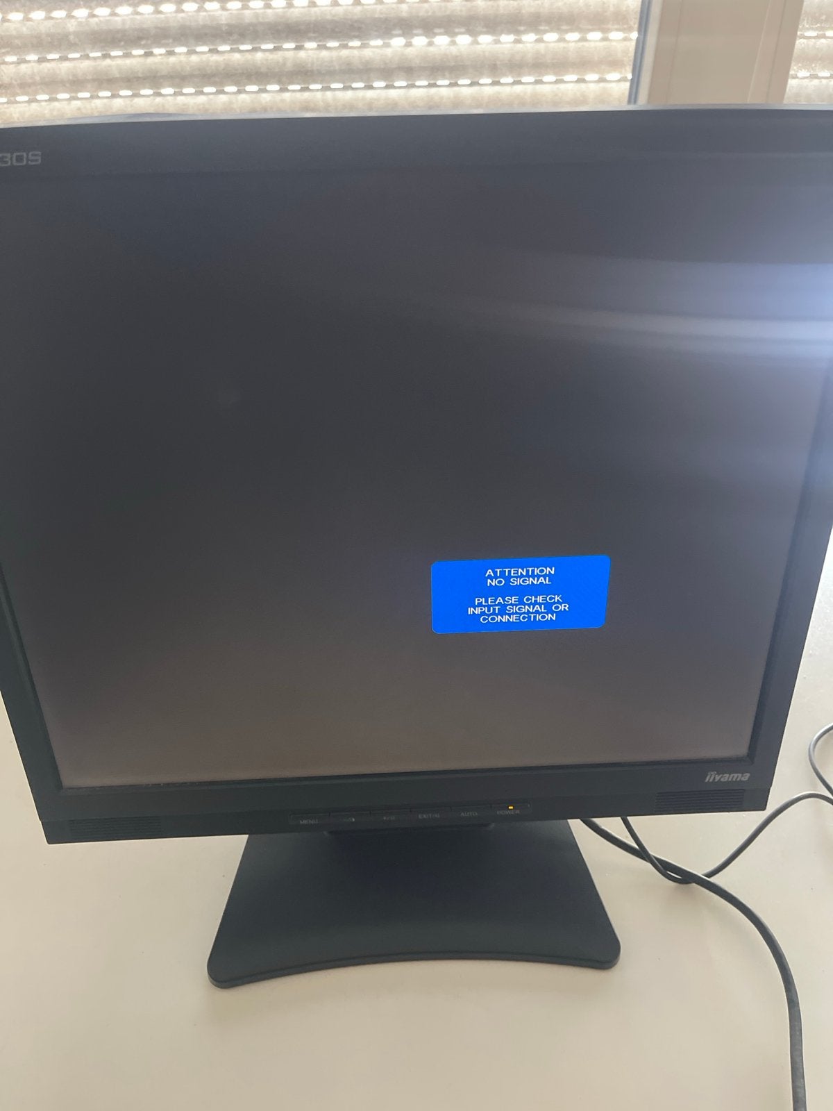 Iiyama ProLite E430S Monitor - Zwart, Gebruikt, Ophalen of Verzenden, Gebruikt, VGA