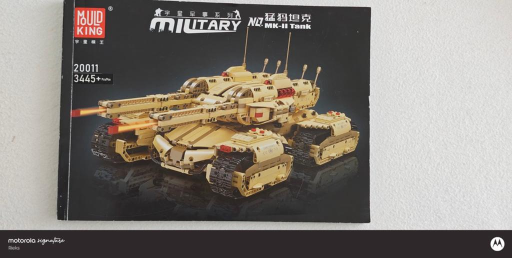 Mould King MK-II Tank 20011 - Bouwset met afstandsbediening, Ophalen of Verzenden, Zo goed als nieuw, Overige merken