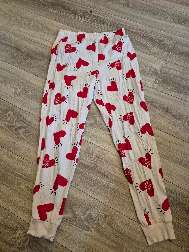 George Pyjamabroek met Hartjesprint - Maat M, Kleding | Dames, Pyjama's, Gedragen, Maat 38/40 (M), Ophalen of Verzenden