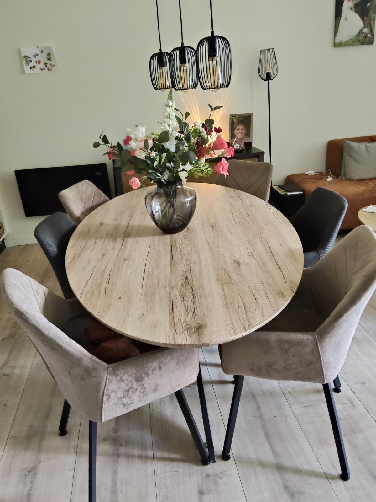 eetkamer tafel, Huis en Inrichting, Tafels | Eettafels, Ophalen, Ovaal, 200 cm of meer, 50 tot 100 cm