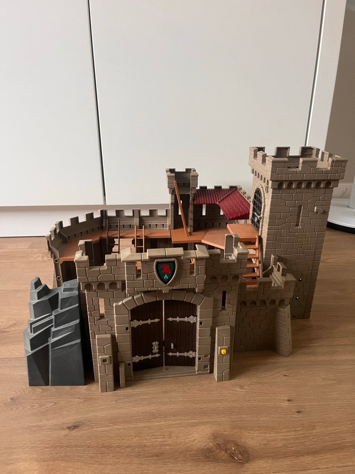 Playmobil Kasteel met Gevangenistoren en aantal grondplaten, Kinderen en Baby's, Speelgoed | Playmobil, Ophalen, Gebruikt, Losse onderdelen