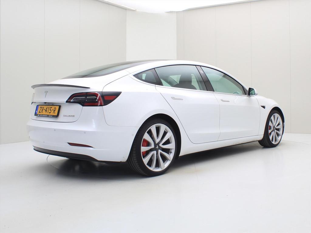 Tesla Model 3 Performance AWD 486pk 75 kWh [ FSD+530KM WLTP+, Auto's, Tesla, Automaat, Zwart, Wit, Origineel Nederlands