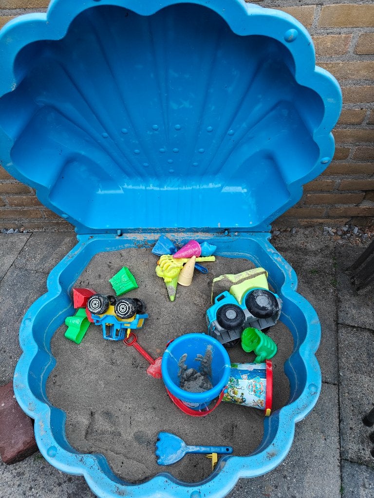 zandbak schelp, Kinderen en Baby's, Speelgoed | Buiten | Zandbakken, Ophalen, Gebruikt