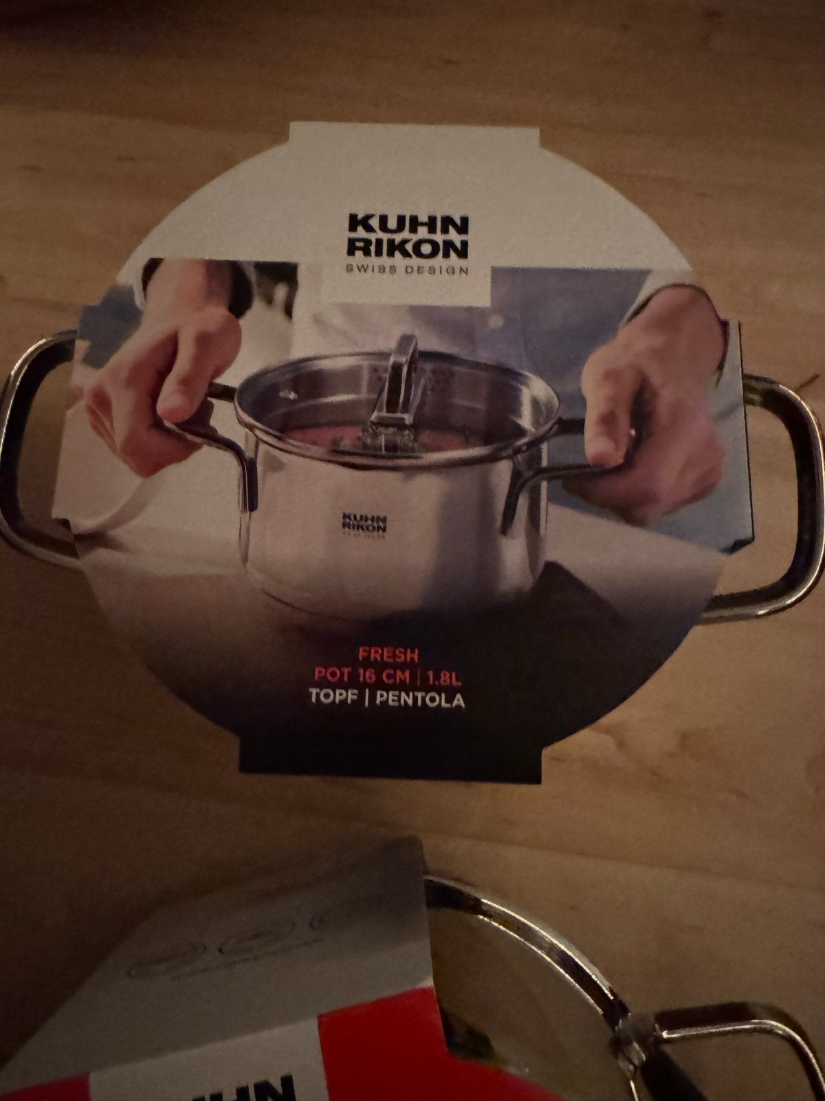 Kuhn Rikon Fresh Kookpan 16 cm 1.8L RVS, Huis en Inrichting, Nieuw, Ophalen of Verzenden, Rvs, Kookpan