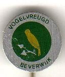 Speldje VOGELVERENIGING VOGELVREUGD BEVERWIJK (A9), Ophalen of Verzenden, Gebruikt, Overige onderwerpen