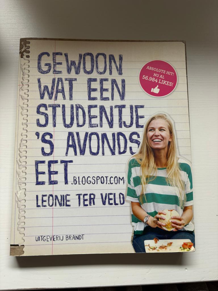 Gewoon wat een studentje 's avonds eet - Leonie ter Veld, Ophalen of Verzenden, Zo goed als nieuw