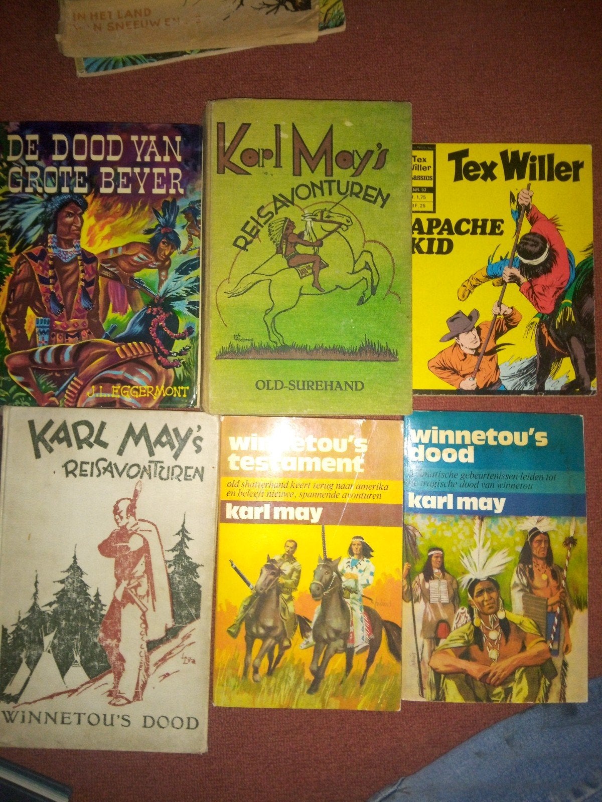 Karl May & Tex Willer Boeken - Avonturencollectie, Verzenden, Gelezen