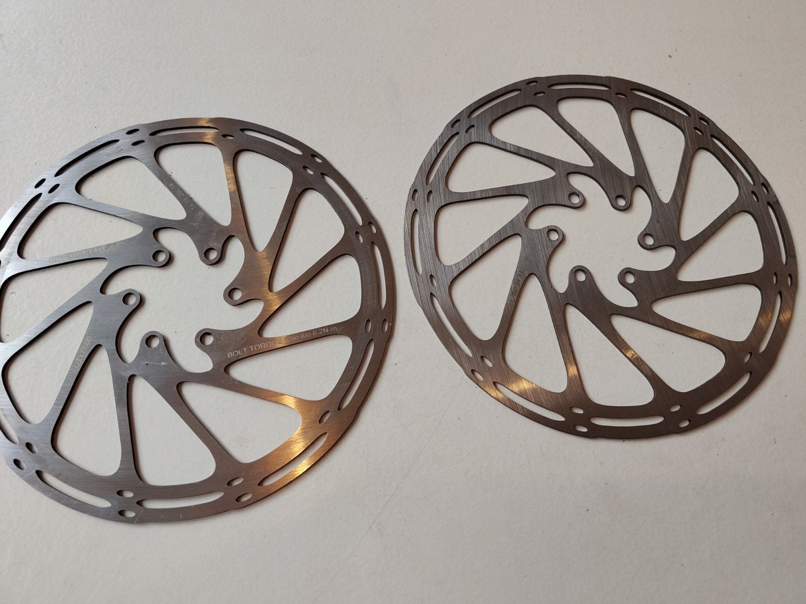 SRAM Centerline 180mm remschijven (2 stuks), Fietsen en Brommers, Fietsonderdelen, Remmen, Gebruikt, Racefiets, Staal