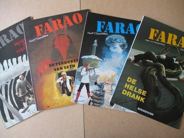 w0097 farao 1 t/m 8, Meerdere stripboeken, Ophalen, Gelezen