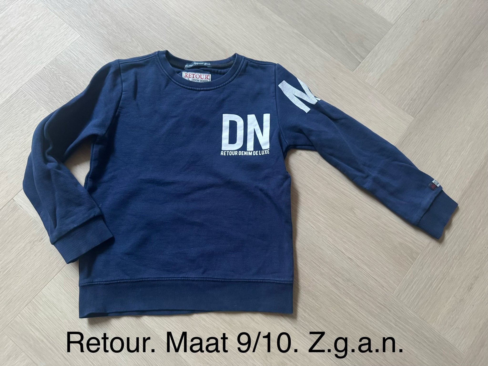 Retour sweater maat 9/10, zo goed als nieuw, Kinderen en Baby's, Trui of Vest, Ophalen of Verzenden, Zo goed als nieuw, Jongen