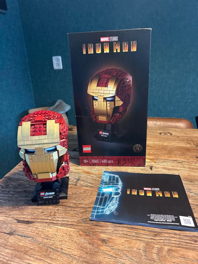 LEGO Marvel Iron Man Helm (76165), Ophalen, Zo goed als nieuw, Overige merken