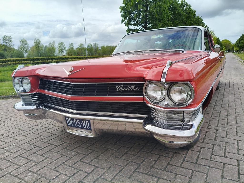 Cadillac Sedan-De-Ville NL KENTEKEN (bj 1964, automaat), Auto's, Zwart, 7030 cc, Origineel Nederlands, Bedrijf