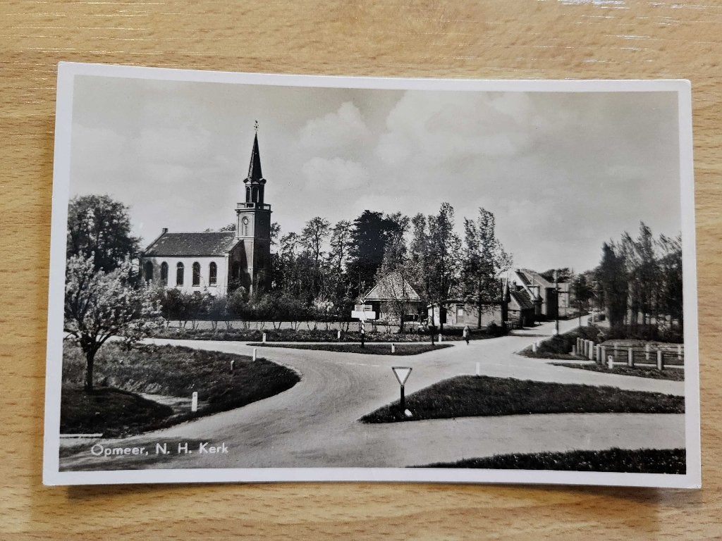 ansicht OPMEER Kerk, Ophalen of Verzenden, Voor 1920, Noord-Holland